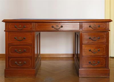 Scrivania in legno primi 900 stile inglese