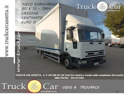 RIF.977 IVECO EUROCARGO 80E15-1994-CASSONE CENTINATO-EURO 0