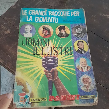 Album Panini Uomini Illustri 1967 parzialmente completo