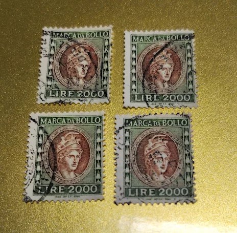 Marca da bollo di Minerva