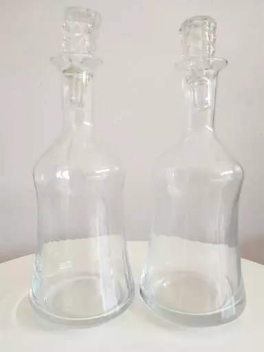 Coppia Di Bottiglie Anni 40