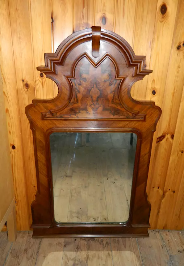 Specchiera d’epoca, in legno, in buone condizioni