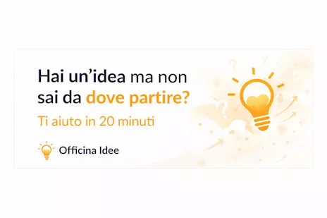 Hai un’idea ma sei bloccato
