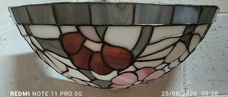 Lampada tipo Tiffany da parete - Anteprima 2