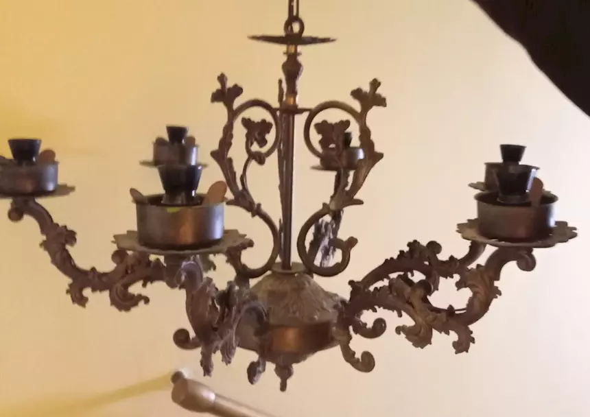 Lampadario A Rosone Da Soffitto - Italia - Foto 5