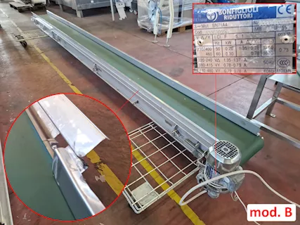 Nastri di trasporto alimenti e materie prime usati, mod. B - Foto 5