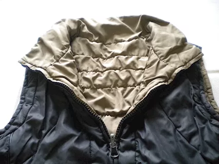 Smanicato uomo imbottino Double Face nero/beige tg. M - Foto 2