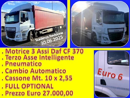 Motrice 3 Assi DAF CF 370 Pneumatico Cambio Automatico