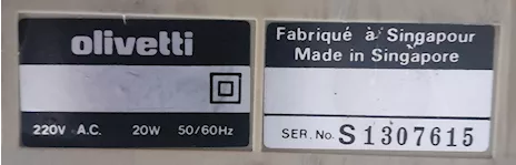 Calcolatrice vintage Olivetti Logos 49. È un modello da tavo - Anteprima 3