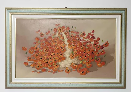 QUADRO AD OLIO SU TELA DI MARIO BONOMETTI