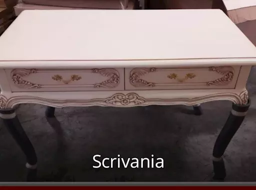 Scrivania vintage stile barocco