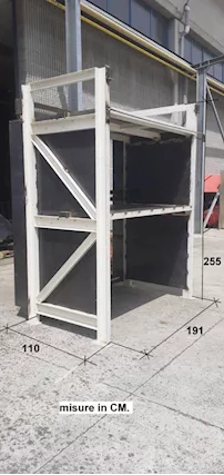 Scaffalatura Industriale Robusta Artigianale UPN120 (x2)