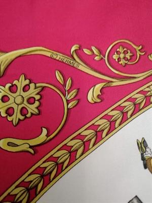 Foulard Hermes 1965 la Promenade De Longchamps Originale - Foto 5