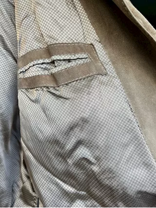 Giubbino sartoriale, color cammello, taglia 48 - Foto 3