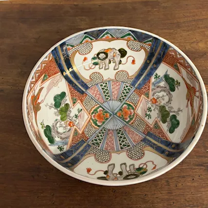 Antico piatto in porcellana Imari Japan Meiji periodo XIX se