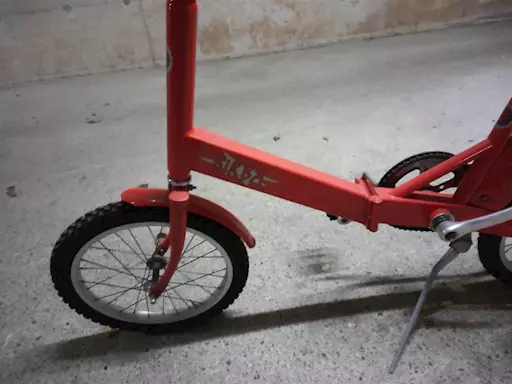 Bicicletta artigianale pieghevole