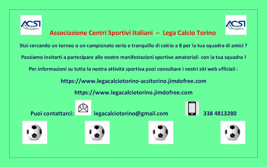 Campionato di calcio a 8 in Torino e Settimo Torinese - Foto 2