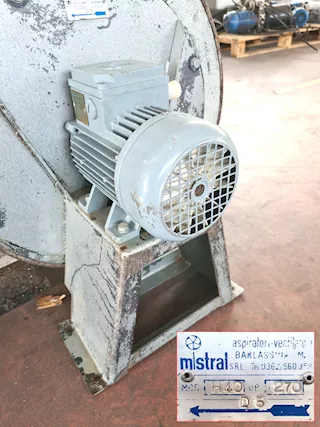 Aspiratore ventilatore Mistral usato, mod. H40 - Foto 2
