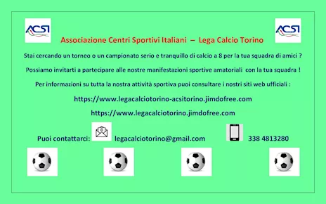 Campionato di calcio a 8 in Torino e Settimo Torinese - Foto 2