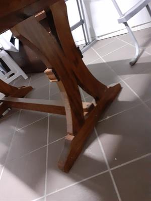 Tavolo rettangolare, color noce - Foto 2