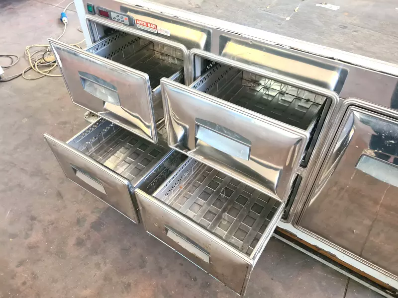 Retrobanco frigo con motore remoto usato, marca Orion mod - Foto 5