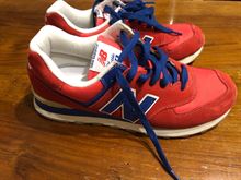 Scarpe New Balance 574 Rosse, n 43, come nuove