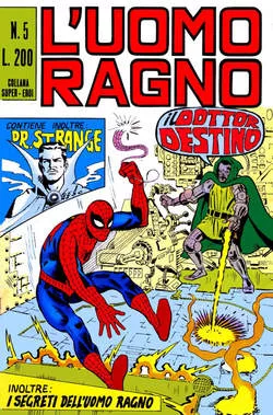 Fumetti uomo ragno prima serie corno