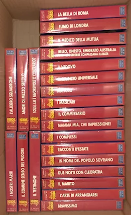 VHS originali ALBERTO SORDI (52 VHS)