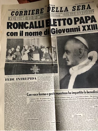 Prima pagina quotidiani d'epoca