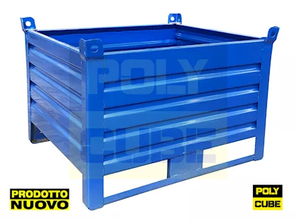 Contenitori Metallici in Lamiera, colore Blu, pronta consegna - Foto 2