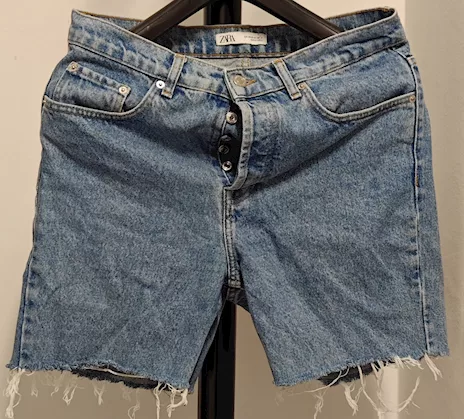 Bermuda jeans Zara, taglia 40,