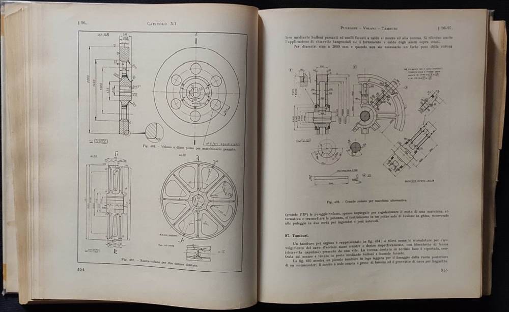 Foto 5Volume Disegno di Macchine Spelluzzi Tessarotto