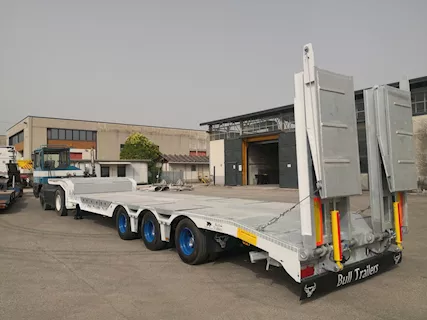 Carrellone PRONTA CONSEGNA rampe doppio pezzo, Bull Trailer