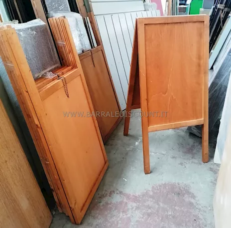 Lavagna in legno cavalletto 7549