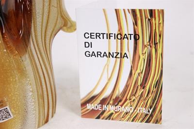 Scultura di pesce vetro di Murano marrone firmato Costantini, colore che - Foto 4