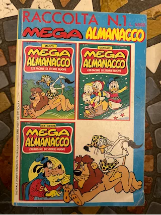 Raccolta n1 megaalmanacco 1987