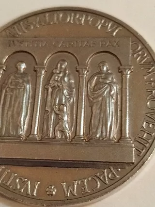 Medaglia argento Pio XII 1956