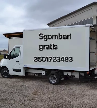Sgomberi gratis in cambio di merce
