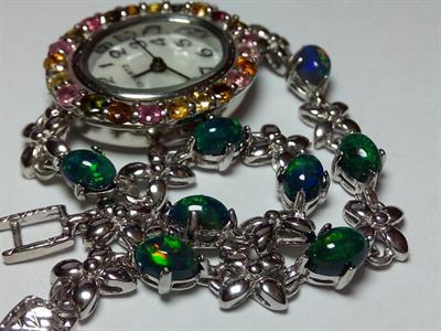 Orologio in Argento 925, quadrante in Madreperla - Foto 5