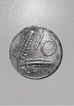 Moneta 10 lire del 1954