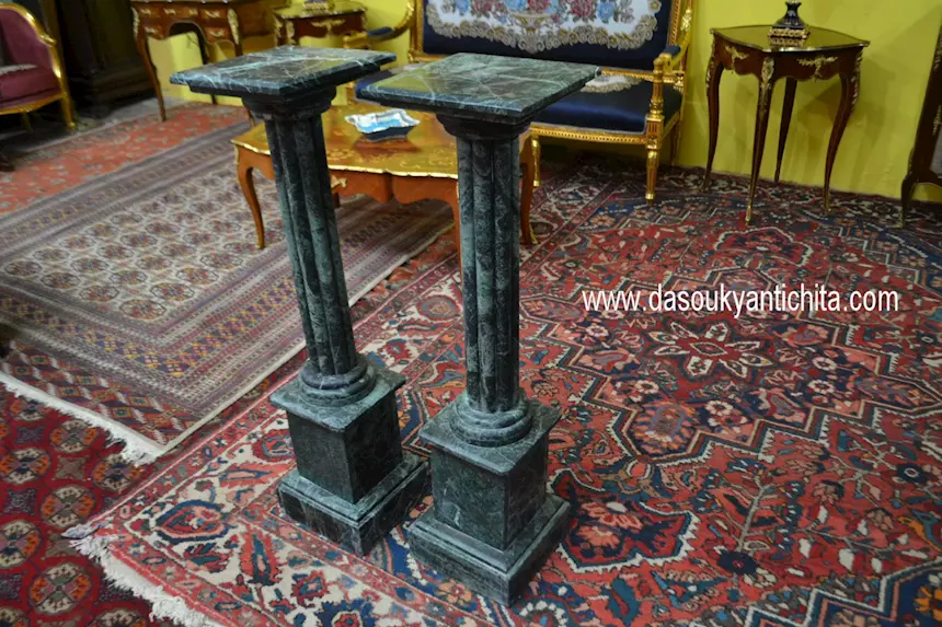 Coppia di poltrone stile barocco Luigi XV, in legno massello - Foto 2