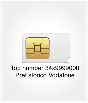 ESIM top number 34x9999000