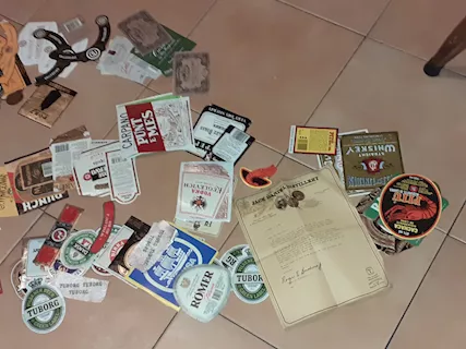 ETICHETTE DI VECCHIE BOTTIGLIE ALCOLICI LIQUORI VINI BIRRE - Foto 5