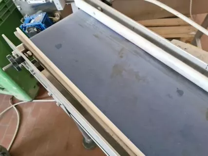 Nastro alimentare inox con sponde usato - Foto 4