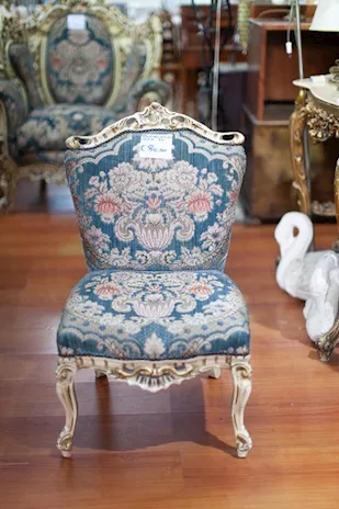 Poltroncina Vintage Laccata Avorio - 24411