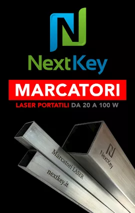 Marcatore laser portatile per officine meccaniche