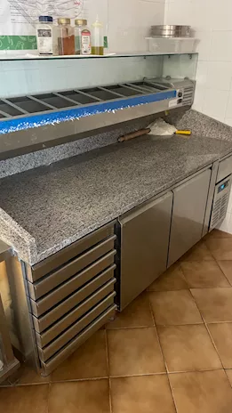 Forno Rotante Marana 150 + Banco Pizza Completo usati - Foto 4