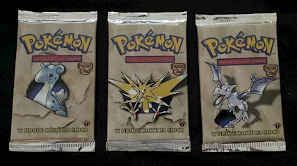 Trio bustine fossil rare