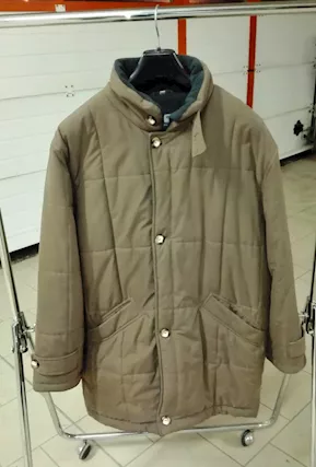 Taglia 50, Giaccone lungo, Brugi, Colore marrone chiaro