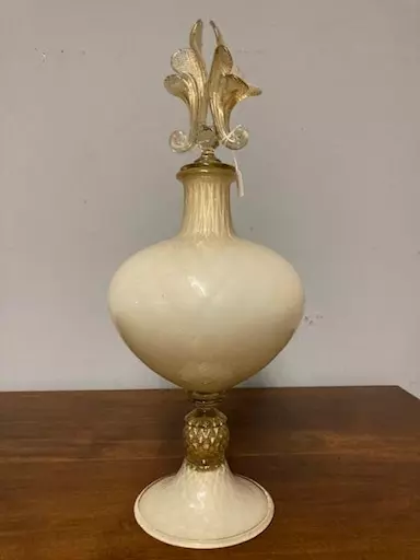 Antica grande Anfora vetro Murano cm 60 anni 1940 strepitos